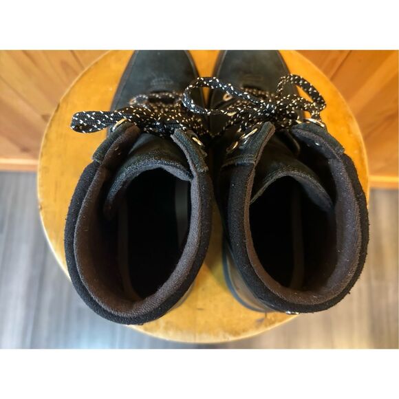 COLE HAAN BLACK SUEDE HIKER GRAND BOOT Size 6B - Picture 5 of 10